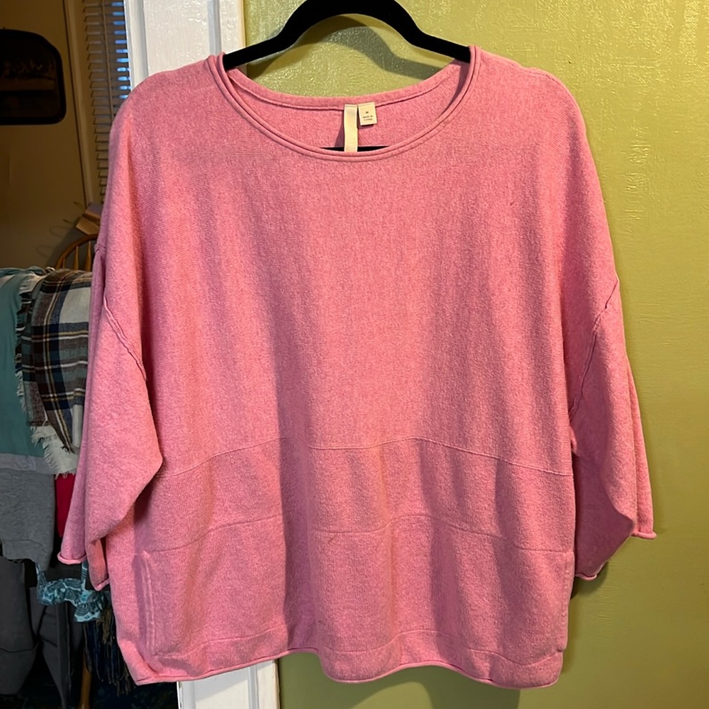 J. Jill pink sweater medium